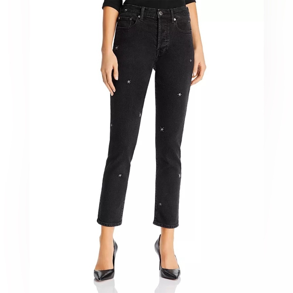 PISTOLA (25) Nico Star High-Rise Straight-Leg Jeans Celestial Slate Premium - 25